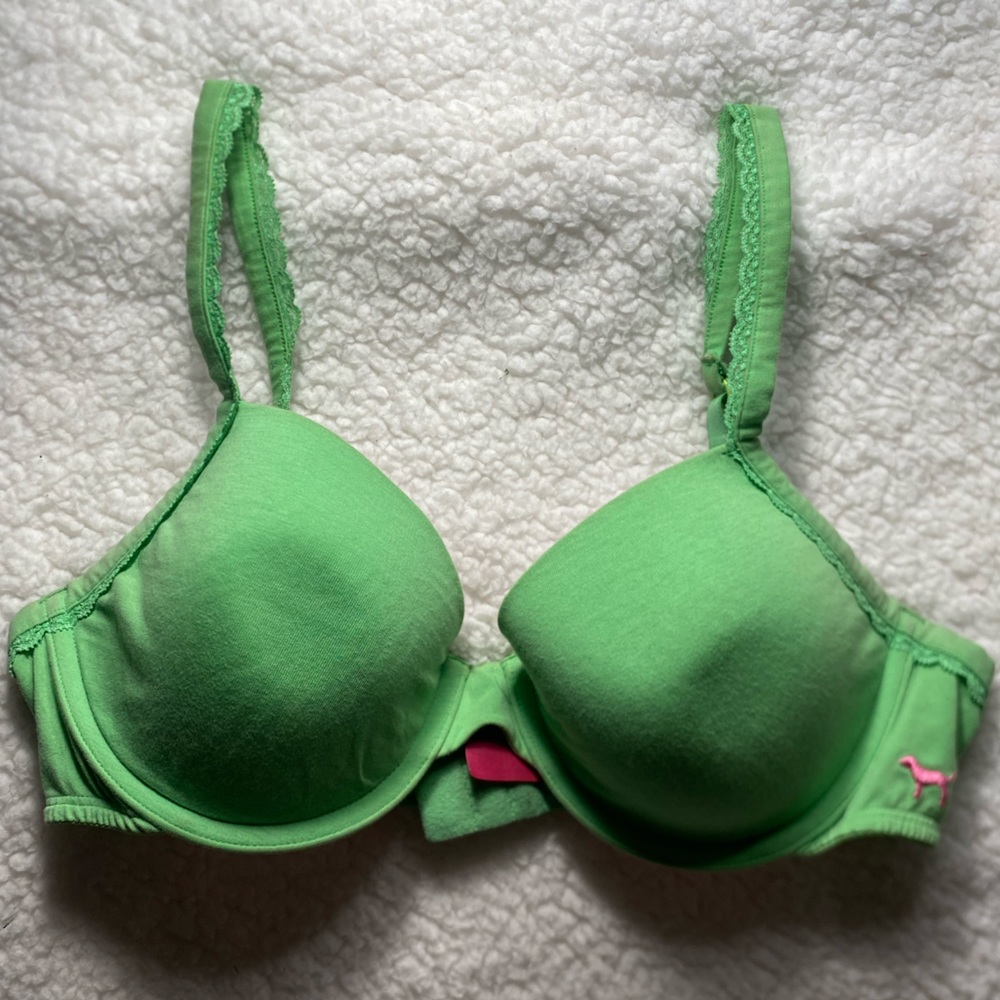 Pink bra